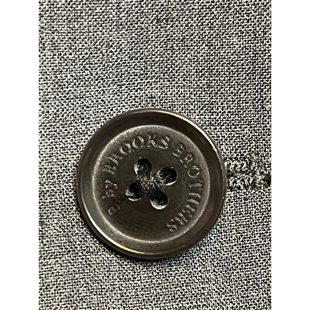 NWT B by‎ Brooks Brothers Gray Two Button Wool Blazer Jacket 42S 45023-001ND018A